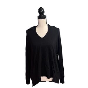 *N/P- Black hooded sweatshirt